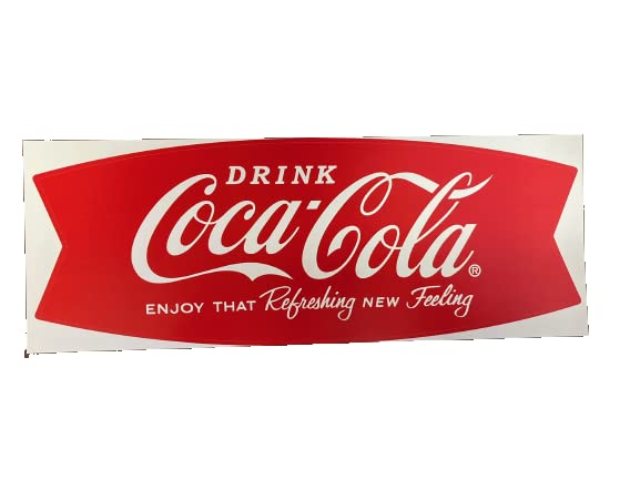 Amazon | コカ・コーラ BIG ステッカー (Lサイズ) 1960年代デザイン CC